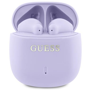 TWS Guess Printed Classic Logo cuffie wireless viola