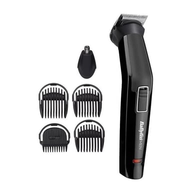 Cortapelos Multifunción 6 en 1 Babyliss MT725E - Inalámbrico, Autonomía de 60min, 2 Accesorios Intercambiables