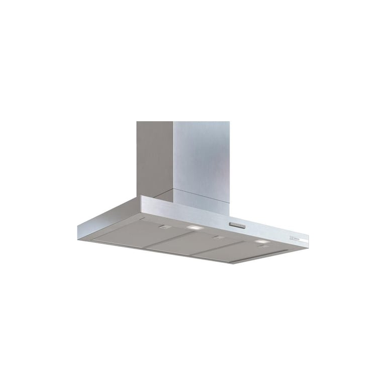 Hotte decorative 90 cm Bosch Serie 2 DWB93BC30 en recyclage H803 108 898 xP 50cm en evacuation H635 895xl 898xP50cm - vue 1