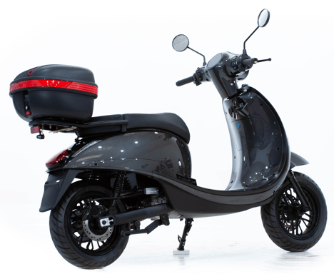 Super Simply125 - Scooter électrique 125cc - moteur 5000 W - batterie 72V 73Ah, noir