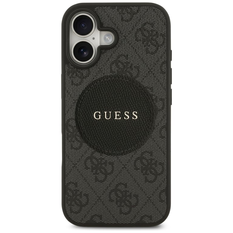 Guess Coque 4G Circle Classic Logo MagSafe pour iPhone 17 Noir - vue 2