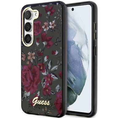 Custodia Guess Flower Collection per Samsung Galaxy S23+, verde