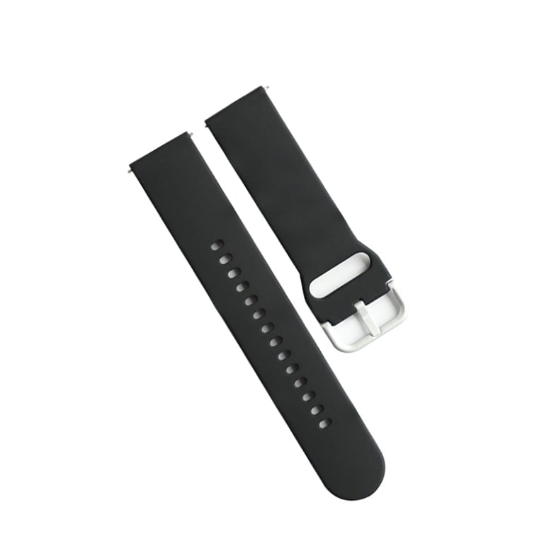 INF Bracelet de montre en silicone noir pour Fitbit Versa 2/Lite