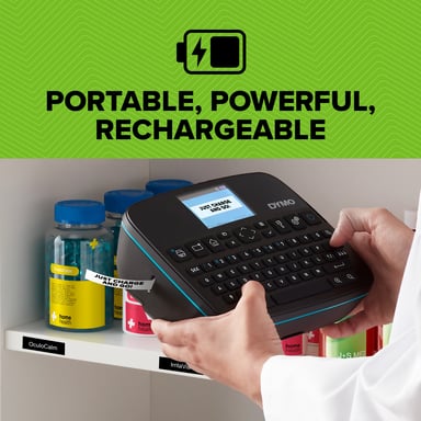 DYMO LabelManager LabelWriter 640CB Portable & Rechargeable Label Maker with Dual Connectivity - 2197370 impresora de etiquetas Térmica directa / transferencia térmica 12 mm/s QWERTY