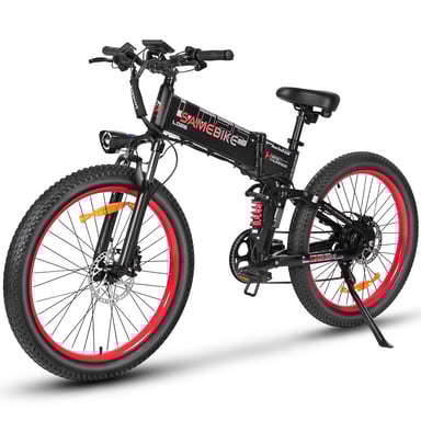 Bicicletta elettrica pieghevole SAMEBIKE LO26 Plus da 26'' con batteria da 48 V 15 Ah 1000 W