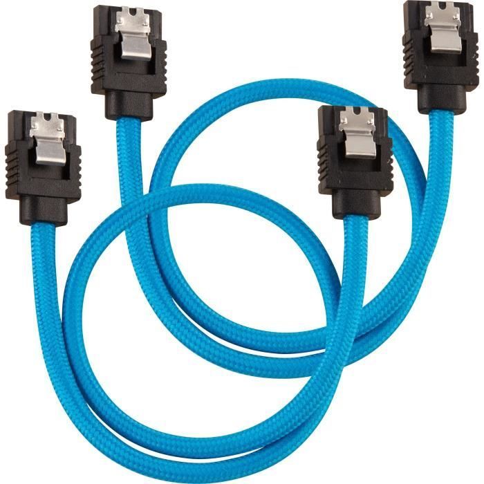 CORSAIR Premium Sleeved Câble SATA Serial ATA 150300600 SATA pour SATA 30 cm - vue 7