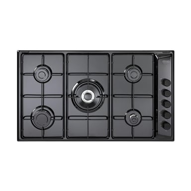 Table de cuisson De'Longhi FLN 59 DD Noir Encastrable 86 cm Gaz 5 Feux - Neuf