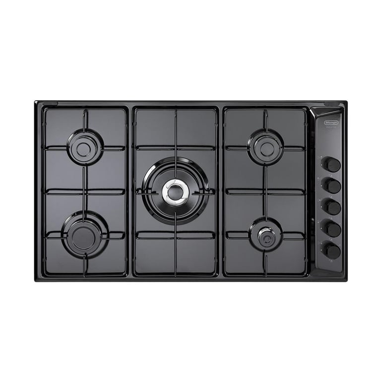 DeLonghi FLN59DD Plan de cuisson à gaz 90 cm 5 feux 1 double couronne