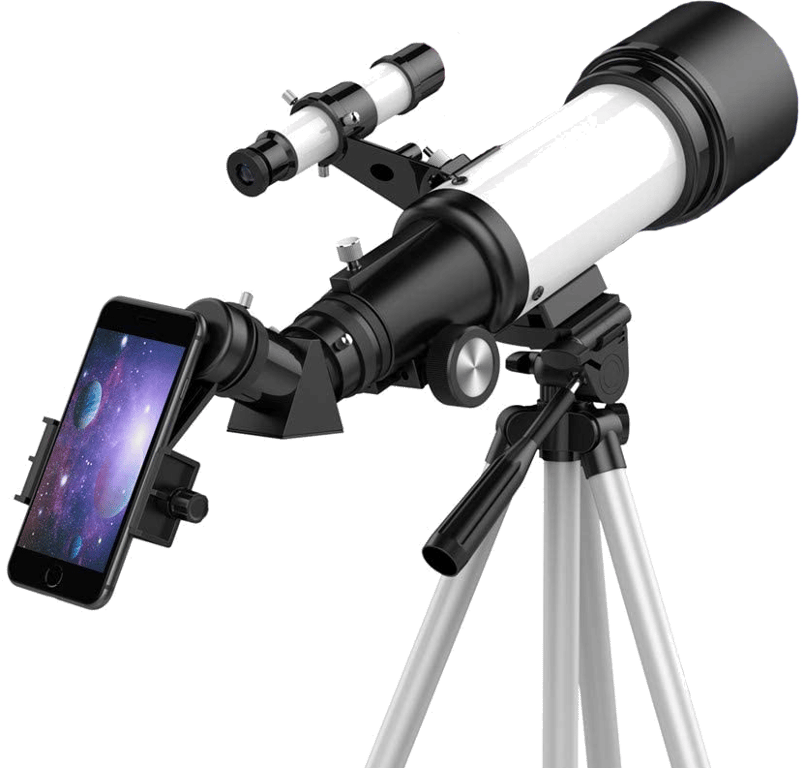 Télescope Lunette Astronomique 400 x 70 avec Trépied & Support Téléphone YONIS