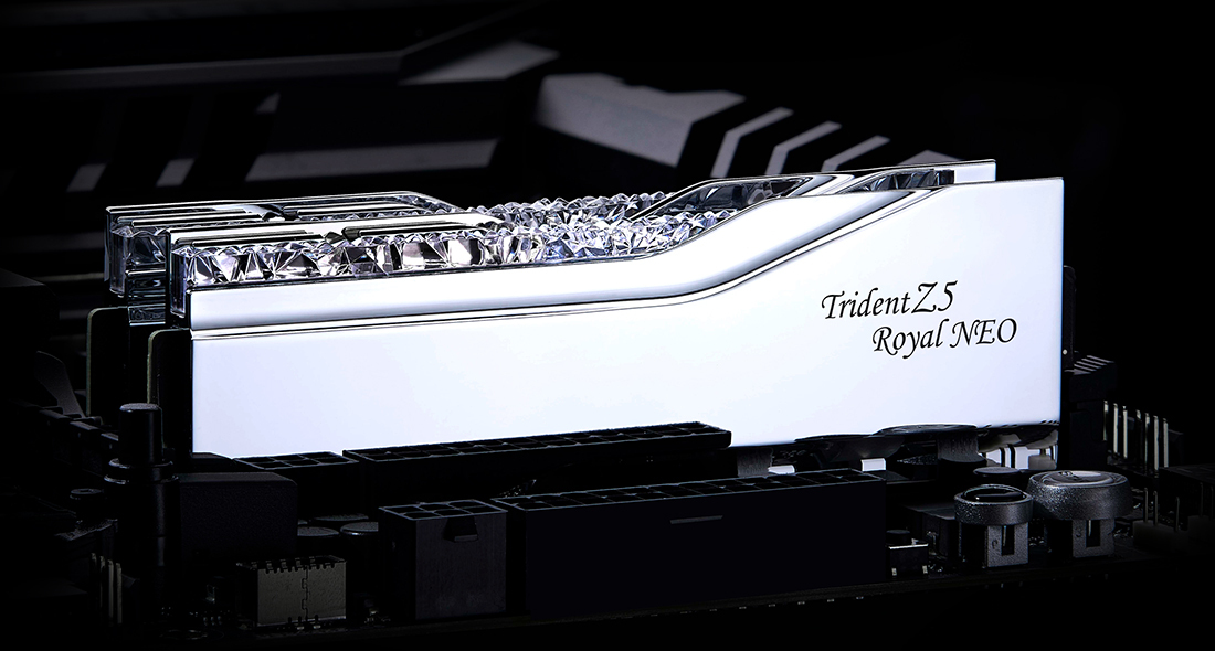 GSKILL Trident Z5 Royal Neo 96 Go 2 x 48 Go DDR5 6000 MHz CL28 Neuf - vue 2