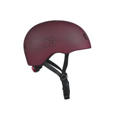 Casque Micro Mobility Rouge Automne avec Lumière LED Intégrée - Taille M