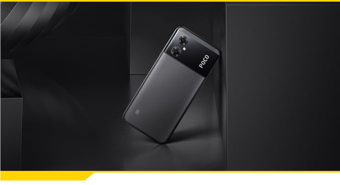 Xiaomi POCO M4 64 Go Noir - vue 3