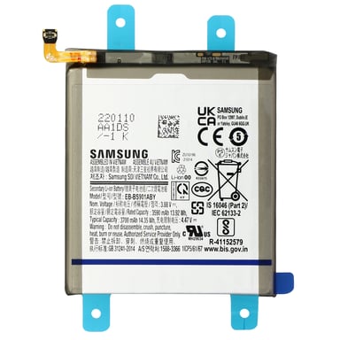 Batteria interna originale Samsung Galaxy S22 3700mAh EB-BS901ABY