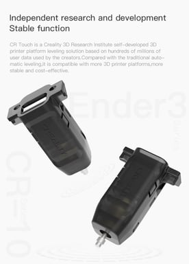 Kit Estándar de Nivelación Automática Creality CR Touch, Sensor Electromagnético & Fotoeléctrico de Alta Precisión, Detección Multipunto, Ampla Compatibilidad para la Mayoría de Impresoras 3D FDM