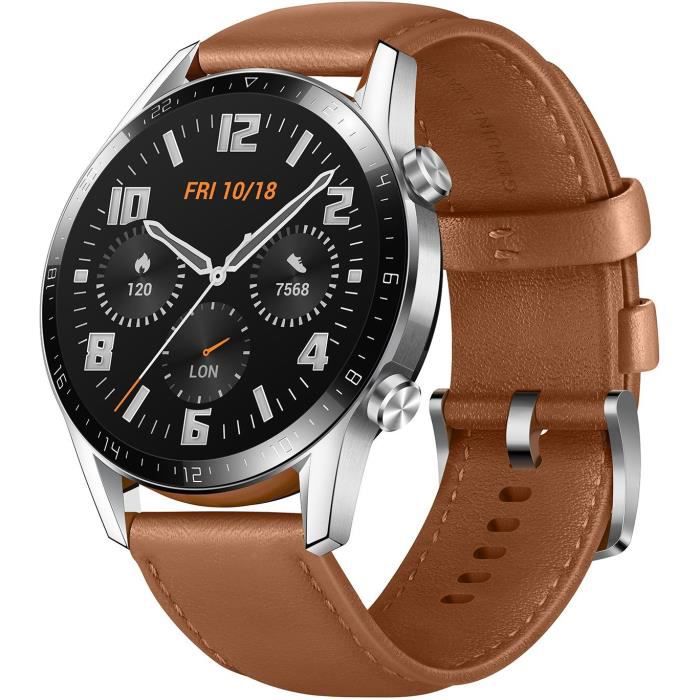 HUAWEI Watch GT 2 46mm Classique marron - Huawei