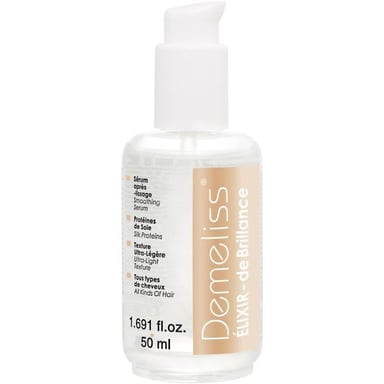 Set Demeliss Titanium: piastra a vapore + trattamento lucidante Elixir Ritual 50ml - da 150°C a 230°C - Autostop