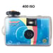 GT Photo GT27WP Realishot Splash - Appareil Photo Jetable Étanche 35mm, 27 Photos, 4K Ultra HD, Utilisation Sous l'Eau et en Extérieur - Couleur Bleu