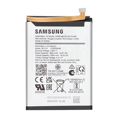 Samsung Batería para Galaxy A05S 5000mAh, Service Pack modelo SLC-51 Blanco
