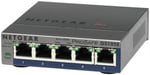 NETGEAR GS105E-200PES switch Gestionado L2/L3 Gigabit Ethernet (10/100/1000) Gris