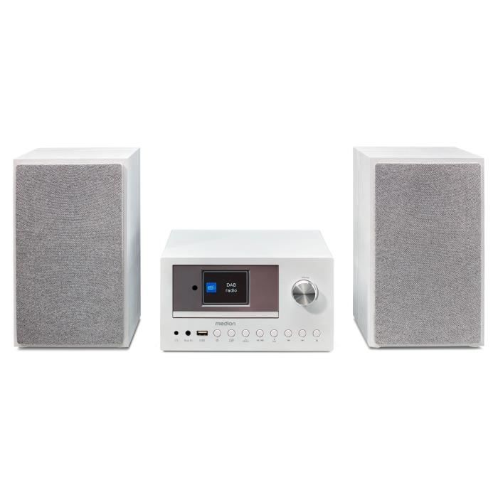 Mini Chaîne HiFi MEDION Radio Internet DABFM Lecteur CD 2x15W RMS - vue 4