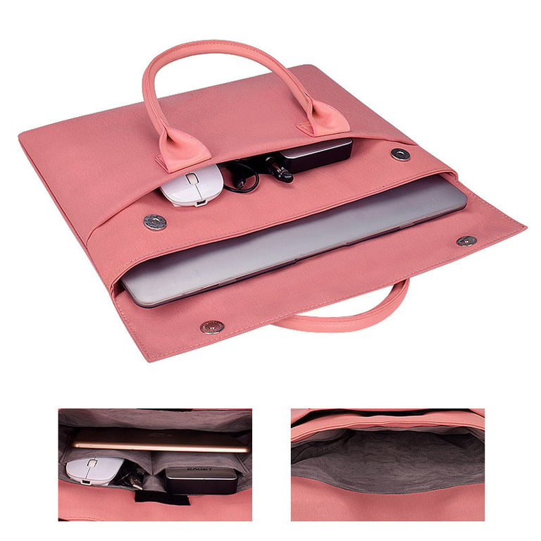 Sacoche Support pour PC 13' Simili Cuir Housse Multifonction Pochette  Ordinateur Portable 13 Pouces