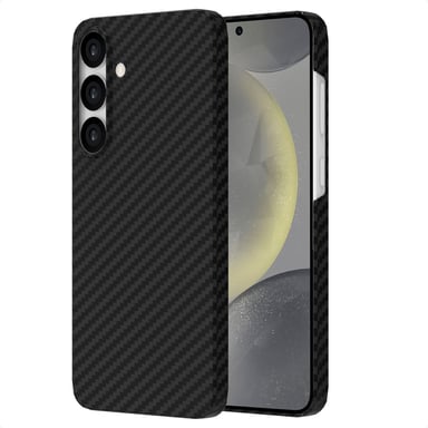 Accezz Coque Kevlar MagSafe pour Samsung Galaxy S24 Plus - Noir