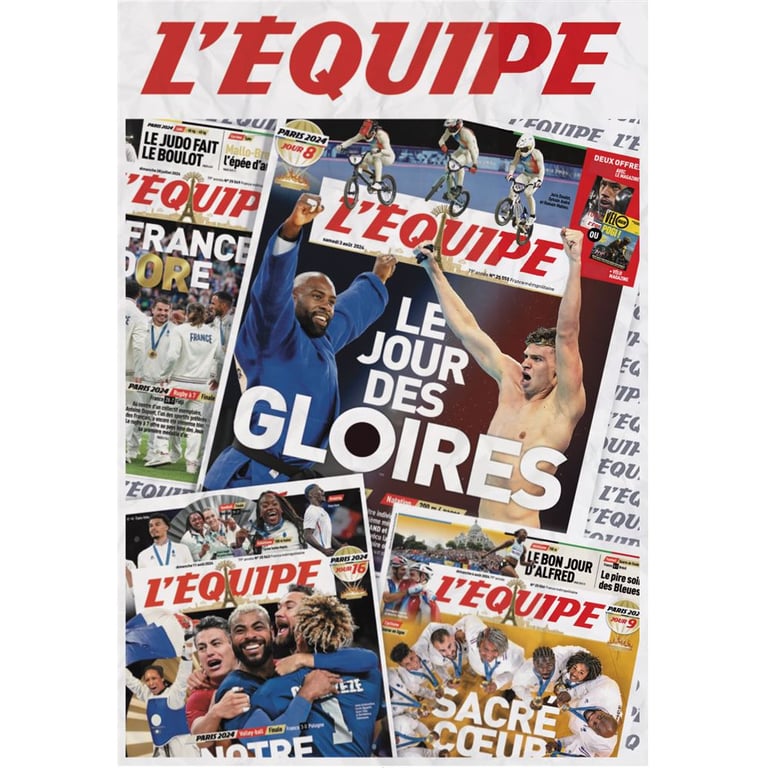 Puzzle 1000 pièces 'équipe JO 2024 - vue 2