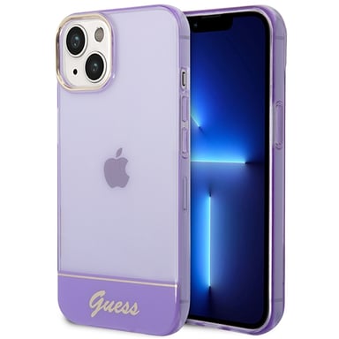 Custodia Guess per iPhone 14 6.1'' viola traslucido