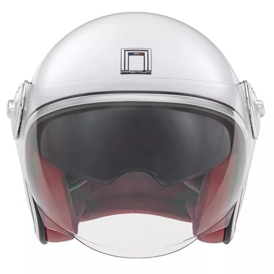 Casque Jet Heritage NOX Blanc perle, taille S