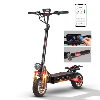 Trottinette électrique adulte Boyueda Q7 Pro Max 3200W 10'' 52V28AH NFC activé, contrôle par application