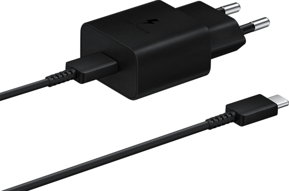 Chargeur maison 15W Power Delivery + Câble USB C/USB C Noir Samsung