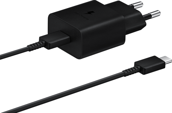 Kit Chargeur USB C 15W + Câble USB C / USB C 1m Noir Samsung