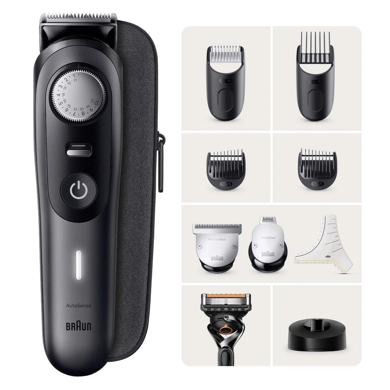 Tondeuse à barbe Braun BT9421 Autonomie 180 min 40 réglages de longueur Lame Pro - vue 2