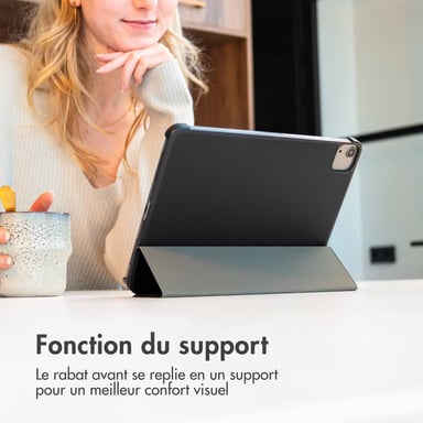 imoshion Coque tablette Trifold pour Samsung Galaxy Tab A7 Lite - Noir