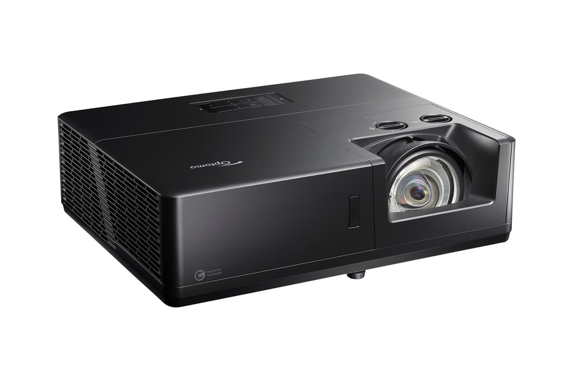 Optoma ZU507TST Projecteur DLP laser 3D 5000 lumens WUXGA 1920 x 1200 16:10 objectif fixe à focale courte LAN - vue 3