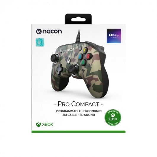 Manette filaire Nacon Pro Compact Camo Forest pour Xbox et PC - vue 2