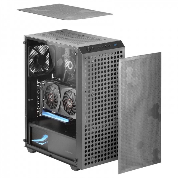 Mars Gaming MC-Q3 Midi Tower Gris - Neuf