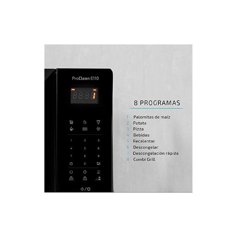 Micro-Ondes Cecotec ProClean 6110 – 23L, 800W, Gril, Technologie 3DWave - vue 10