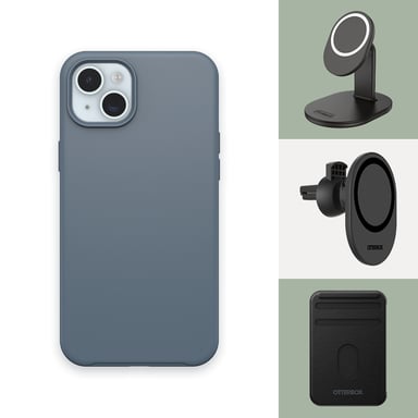 OtterBox Symmetry Series para MagSafe para Apple iPhone 17e/16e/15/14/13, Bluetiful