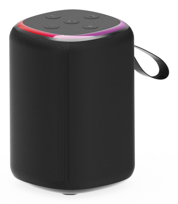 Haut-Parleur Gembird SPK-BT-LED-08S – Portable Mono avec Effet LED RVB