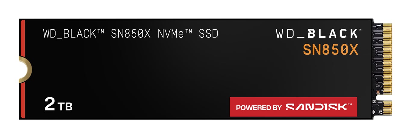 Western Digital Black WD_BLACK SN850X NVMe 2 To M.2 PCI Express 4.0 - Neuf