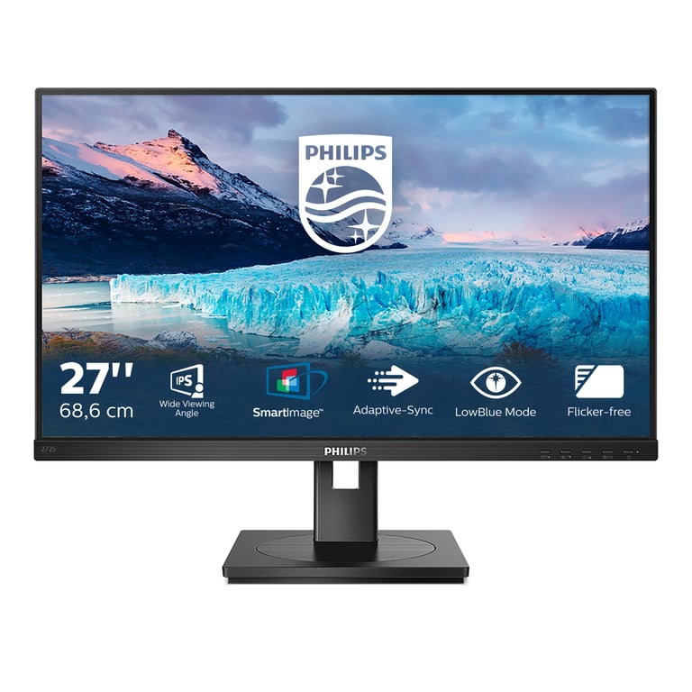 Écran LED PHILIPS line 272S1AE 1920 x 1080 Full HD IPS 75 Hz 27 pouces - vue 3