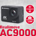 Agfa Photo Realimove AC9000 - Caméra Sport Action Cam 4K, Objectif Grand Angle 170°, Photo 12MP, Écran LCD 2.0'', Stabilisation Électronique, Boîtier Étanche 30m, WiFi, Batterie Lithium - Noir