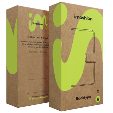 imoshion Design Softcase Bookcase pour Apple iPhone 13 Pro - Blossom Watercolor Black