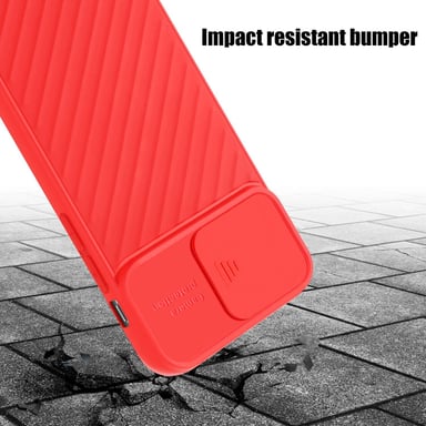 Coque pour Apple iPhone 11 PRO MAX en MAT ROUGE Housse de protection Étui en silicone TPU flexible et avec protection pour appareil photo