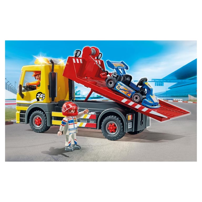 Jeux D'imitation Dépanneuse Avec Quad Playmobil La Boite - vue 3