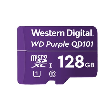 WD PURPLE 128GO SURVEILLANCE MICROSD XC CLASS - 10 UHS 1