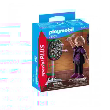 Jugador de dardos Special Plus con personaje y accesorios