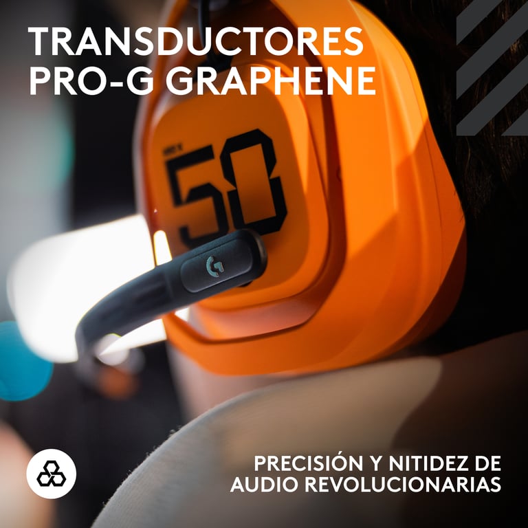Logitech G Astro A50 X LIGHTSPEED McLaren Edition Casque Sans fil Arceau Gaming Noir, Orange - Neuf