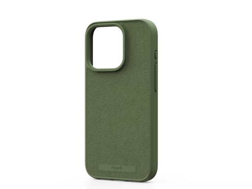 Njord byELEMENTS Custodia MagSafe in pelle scamosciata per iPhone 15 Pro, Olive Apple iPhone 15 Pro